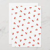 チェリー（ホワイト） EINLADUNG (Vorne/Hinten)