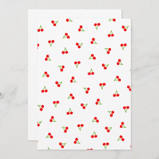 チェリー(ホワイト) EINLADUNG (Vorne/Hinten)