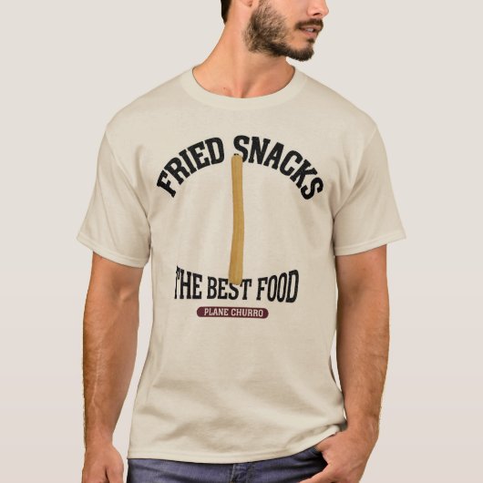 チュロス(プレーン)(ビンテージ風) T-Shirt (Vorderseite)