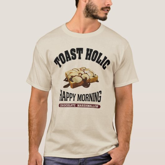 チョコマシュマロ（アレンジトースト ビンテージ風） T-Shirt (Vorderseite)