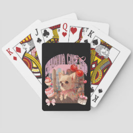 チワワのケーキ屋さん、ケーキ、子犬、チェリー、リボン、ガーリー好きのための SPIELKARTEN