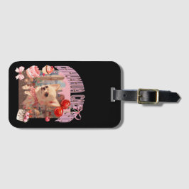 チワワのケーキ屋さん、スイーツ、子犬、リボン、cherry,girly好きのための gepäckanhänger