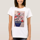 ツツジの盆栽, 小原古邨 Bonsais-Azalee, Ohara Koson, Ukiyo-e T-Shirt (Vorderseite)