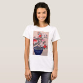 ツツジの盆栽, 小原古邨 Bonsais-Azalee, Ohara Koson, Ukiyo-e T-Shirt (Vorne ganz)