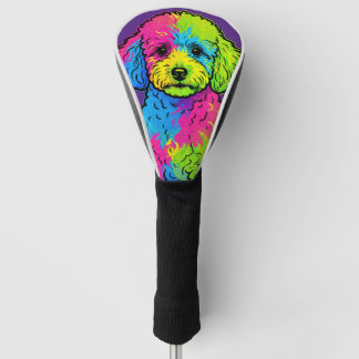 トイプードル犬のゴルフヘッドカバー GOLF HEADCOVER