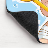 トライデントと褌 [Dreizack u. fundoshi] Mousepad (Ecke)