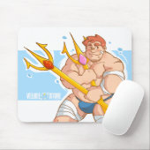 トライデントと褌 [Dreizack u. fundoshi] Mousepad (Mit Mouse)