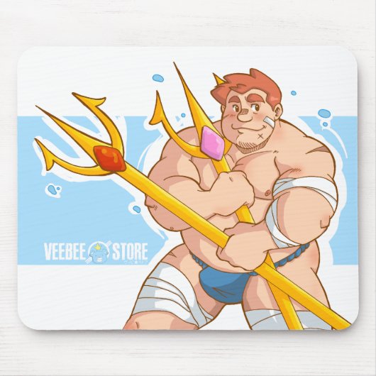 トライデントと褌 [Dreizack u. fundoshi] Mousepad (Vorne)