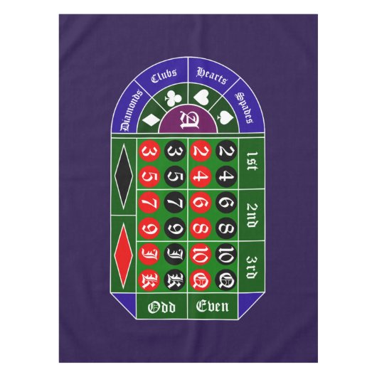 トランプルーレット TISCHDECKE (Vorderseite)