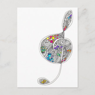 ト 音 記 号 POSTKARTE