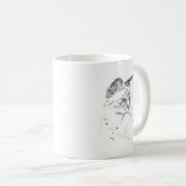 ドローイングマグカップ KAFFEETASSE (VorderseiteRechts)