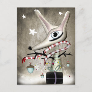 ド リ Weihnachtskarte Feiertagspostkarte