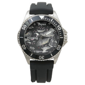 ニシン!鬼鹿(鰊;HERRING)あらゆる生命たちへ感謝を捧げます。 ARMBANDUHR