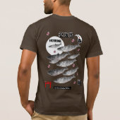 ニシン！（鰊；北海道）あらゆる生命たちへ感謝をささげます。 T-Shirt (Rückseite)