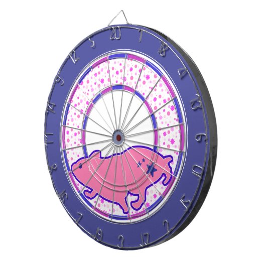 ハムスターと回し車 DARTSCHEIBE (Vorderseite rechts)