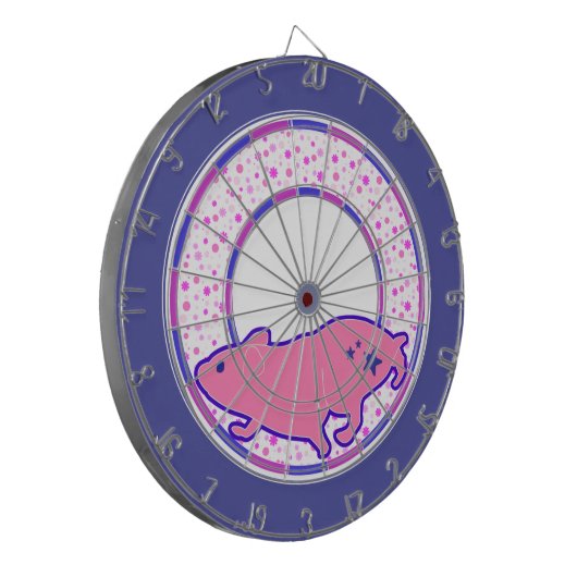 ハムスターと回し車 DARTSCHEIBE (Vorderseite Links)