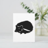 ハリネズミ グッズ hedgehog postkarte (Stehend Vorderseite)
