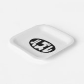 ハ ズ Hazure Nihongo Slang Pappteller (Gewinkelt)