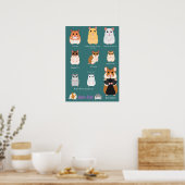 ハ ム ス タ の 類 種 POSTER (Küche)