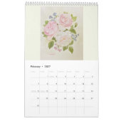 バラとお花のカレンダー KALENDER (Feb 2027)