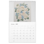 バラとお花のカレンダー KALENDER (Jan 2027)