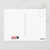 バーニーズマウンテンドッグとワイルドミックスドッグ　年賀状　2018年　戌年 POSTKARTE (Rückseite)