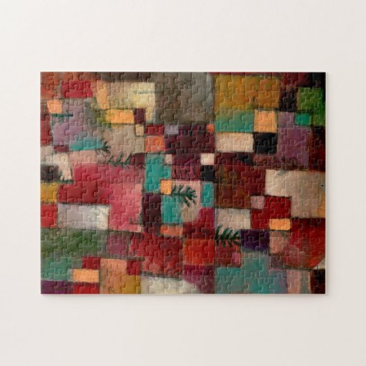 パウル・クレー （Paul Klee）　パズル　「レッドグリーンとヴィオレットイエローの鼓動」 Puzzle (Horizontal)