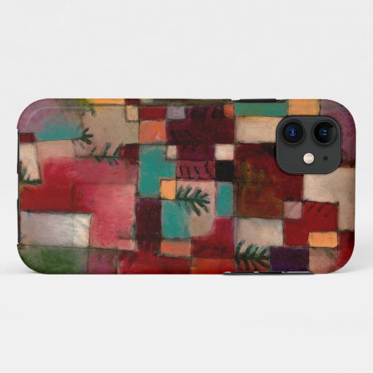 パウル・クレー (Paul Klee) 「レッドグリーンとヴィオレットイエローの鼓動」 Case-Mate iPhone Hülle (Rückseite (Horizontal))