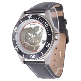 ヒラメ(鮃;平目;japan)あらゆる生命たちへ感謝を捧げます。 armbanduhr