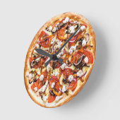 ピザ 壁掛け時計 pizza Wall clock Runde Wanduhr (Winkel)