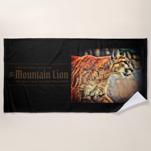 ピューマ ビーチタオル STRANDTUCH (Vorderseite)