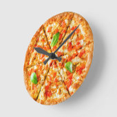 ピ 壁 掛 け 時 Pizza ザ Runde Wanduhr (Winkel)