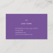 フラワーアレンジメント 水彩イラスト VISITENKARTE (Rückseite)