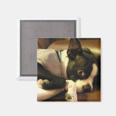 ブチ　マグネット　角 MAGNET (Vorderseite/Rückseite)