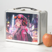 ブリキ缶バッグ|VACHABORG グッズ「ピンクメカニカルガールの探検」 METALL BROTDOSE (Beispiel)