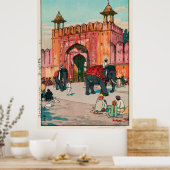 プのュJaipur, Jaipur, Jaipur, Jaipur門 Poster (Küche)