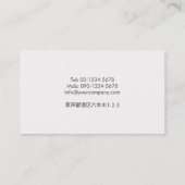 プ ラ ロ 真 写 撮影の写真の挿入 VISITENKARTE (Rückseite)