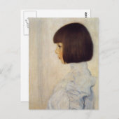 ヘレネ・クリムトの肖像 POSTKARTE (Vorne/Hinten)