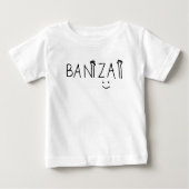 ベビーTシャツ banzai Baby T-shirt (Vorderseite)