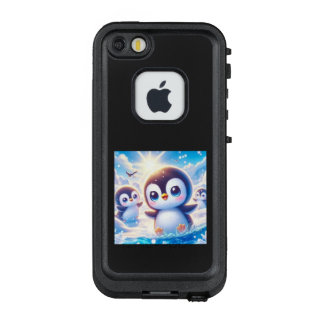 ペンギン君たちのアイススケート LifeProof FRÄ’ iPhone SE/5/5s HÜLLE