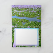 ホテイアオイ(花) カード KARTE (Innenseite)