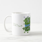 ホテイアオイ（花） コーヒーマグカップ KAFFEETASSE (Links)