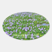 ホテイアオイ OVALER AUFKLEBER (Vorderseite)