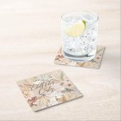 ボーホーフラワーコースター RECHTECKIGER PAPPUNTERSETZER (Vor Ort)