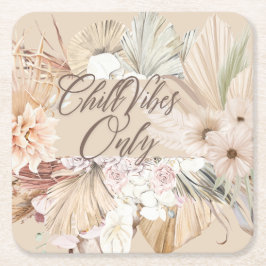 ボーホーフラワーコースター RECHTECKIGER PAPPUNTERSETZER