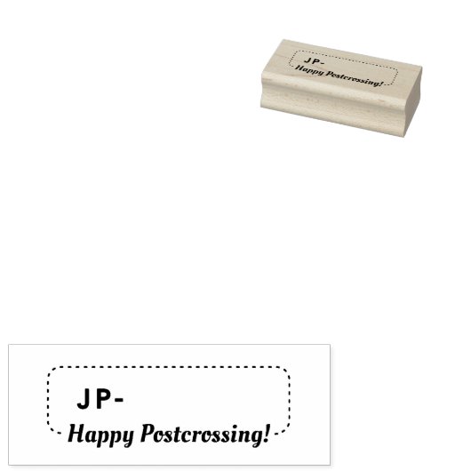 ポスクロ ポストカード ID 日本 postcrossing postcrosser Gummistempel (Stempel)