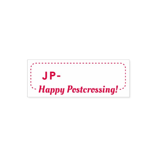 ポスクロ ポストカード ID 日本 postcrossing postcrosser Permastempel (Design)