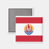 ポ リ ネ シ の 旗 ア MAGNET (Vorderseite/Rückseite)