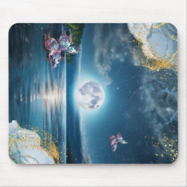 マウスパッド(月夜の湖マウスパッド) MOUSEPAD