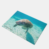 マナティー写真 FUßMATTE (Schrägansicht)